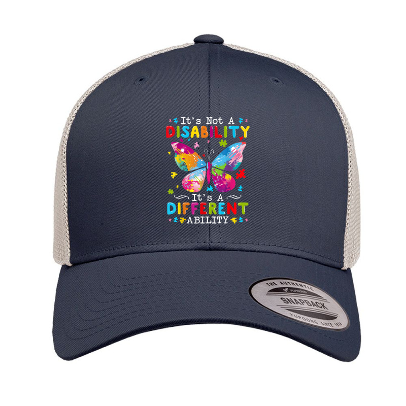 Its Not A Disability Its A Different Ability Autism Retro Trucker Cap by Yuh2105 | Artistshot