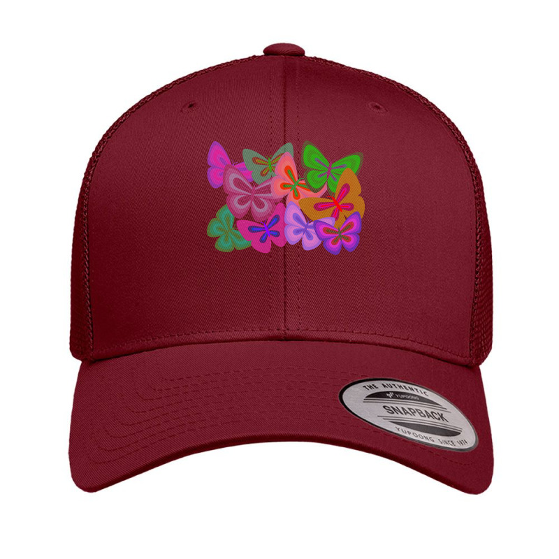 Butterflies T  Shirt Kaleidoscope Of Butterflies T  Shirt Retro Trucker Cap by jschuster279 | Artistshot