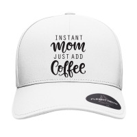 Instant Mom Just Add Coffee Seamless Cap | Artistshot