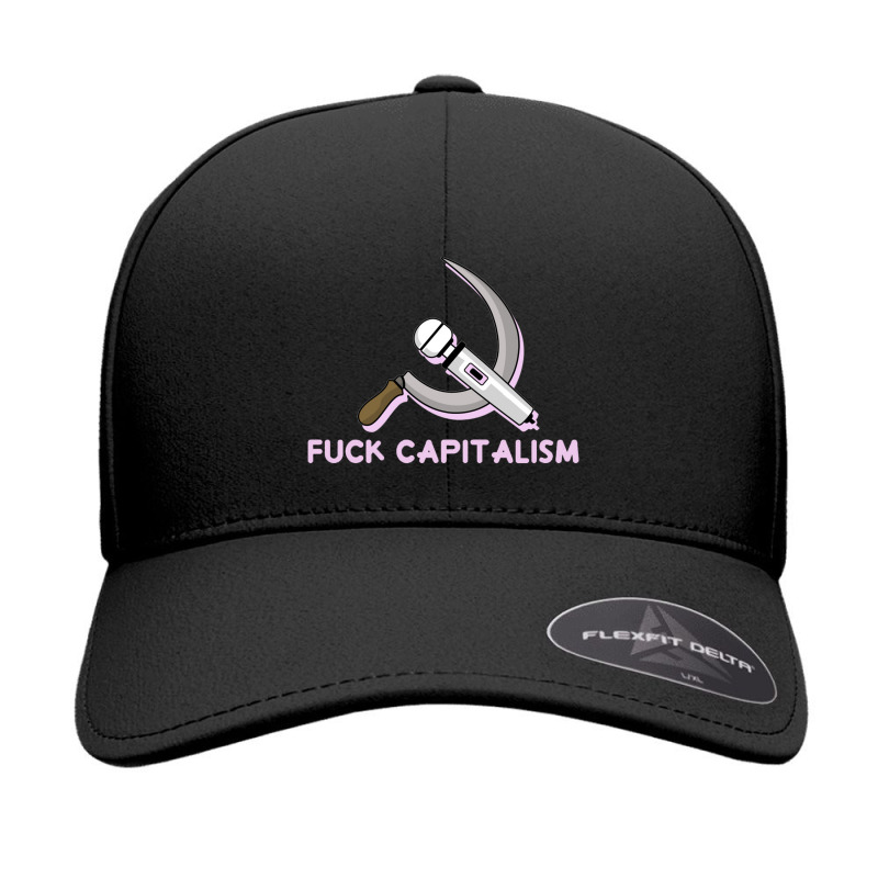 Fuck Capitalism, Fuck Capitalism Seamless Cap by hydrant-podcast | Artistshot