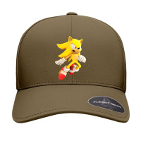 Yellow Hedgehog Jumps Aside Seamless Cap | Artistshot