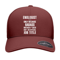 Gift For Badass Enologist Seamless Cap | Artistshot