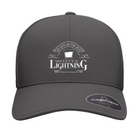 White Lightning Seamless Cap | Artistshot