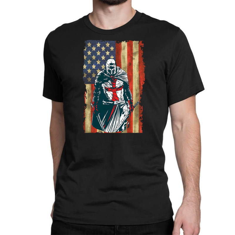 Christian Crusader Warrior Jesus Classic T-shirt | Artistshot