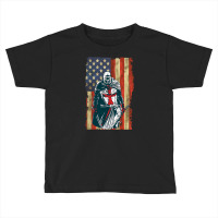 Christian Crusader Warrior Jesus Toddler T-shirt | Artistshot