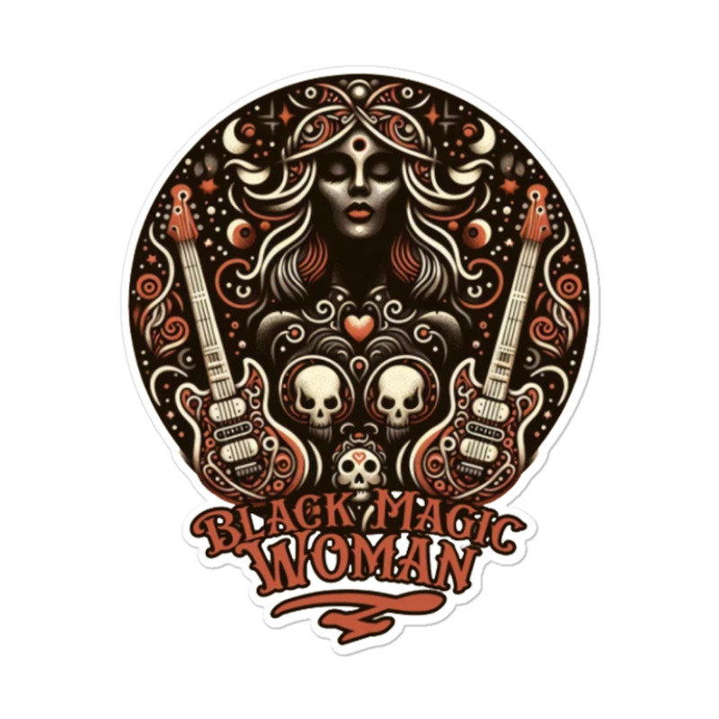 Black Magic Woman Sticker By Leanh88 - Artistshot