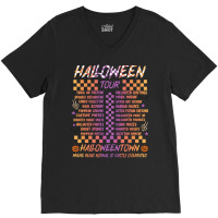 Halloween Tour V-neck Tee | Artistshot