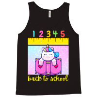 Cute Unicorn Reading Book Back To School Tank Top | Artistshot