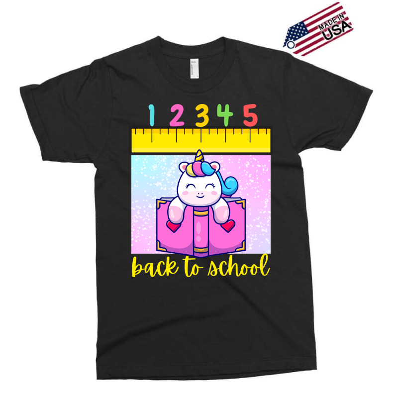 Cute Unicorn Reading Book Back To School Exclusive T-shirt | Artistshot