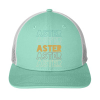 Aster Aster Aster Aster Aster Snapback Trucker Cap | Artistshot