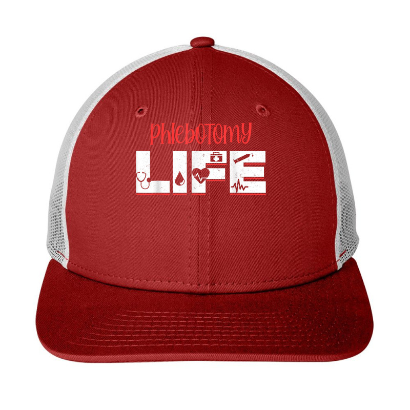 Phlebotomy Phlebotomist Injection Life Blood Donor Gift For Fans Snapback Trucker Cap | Artistshot