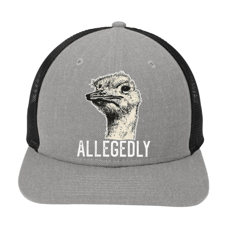 Letterkenny Allegedly Ostrich, Letterkenny Allegedly Ostrich Art, Lett Snapback Trucker Cap by SHOPBEES | Artistshot