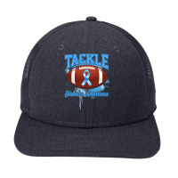 Diabetes Diabetic Tackle Football Blue Ribbon 109 Diabetes Awareness Snapback Trucker Cap | Artistshot