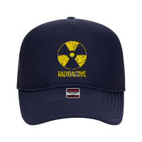 Vintage Nostalgic Radioactive Nuclear War Symbol Foam Trucker Hat | Artistshot