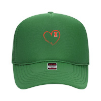 Illinois Fighting Illini Heart 34 - Apparel Foam Trucker Hat | Artistshot