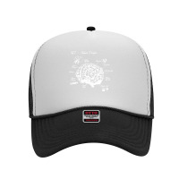 Analysis Paralysis White Print Classic Foam Trucker Hat | Artistshot