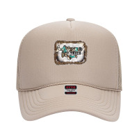 Womens Mama Tried Country Leopard Lightning Bolt Western Retro Foam Trucker Hat | Artistshot