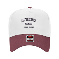 East Greenwich Rhode Island Ri Vintage State Athletic Style Sweatshirt Adjustable Baseball Cap | Artistshot