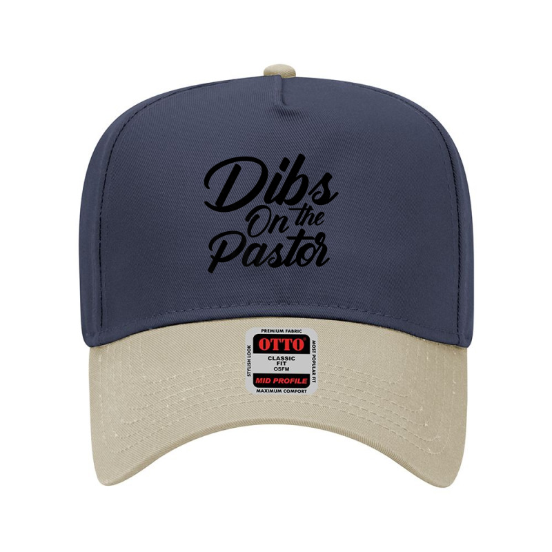 Dibs On The Pastor Cool Pastor's Wife Adjustable Baseball Cap | Artistshot