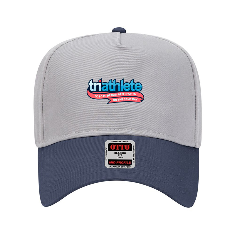 Triathlete  So I Can Be Bad At 3 Sports Adjustable Baseball Cap by KENNETHPCLING | Artistshot