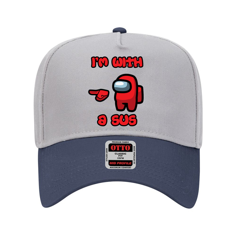 I'm With A Sus 2 Adjustable Baseball Cap by degreesgunner | Artistshot