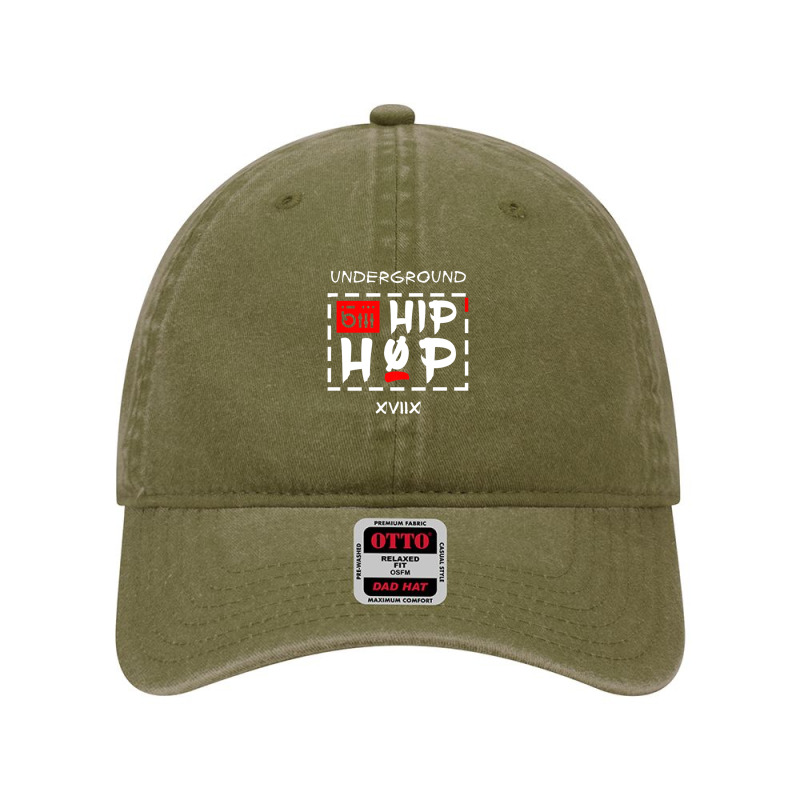 Hip Hop Underground Rap Music Dyed Cap by AliBeatriz | Artistshot