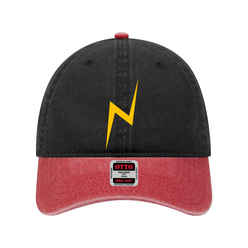 Lightning Bolt (yellow) Dyed Cap by SilviaMartinez | Artistshot