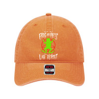 Cut My Frog Into Pieces This Is My Lab Report Dyed Cap | Artistshot