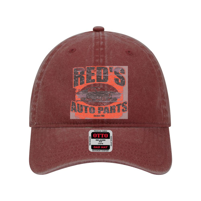 Red's Auto Parts From Roadhouse, Weathered Board Distressed   Roadhous Dyed Cap by sunlightafterdark | Artistshot