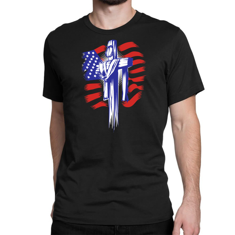 Christian Patriotic Usa Cute United Classic T-shirt by ZulArt | Artistshot