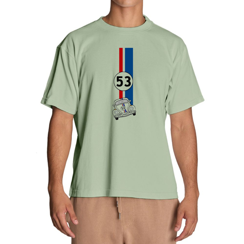 Herbie Vintage Look 53 Car Race Number Graphic Urban Heavy T-shirt by Ariannajamie | Artistshot