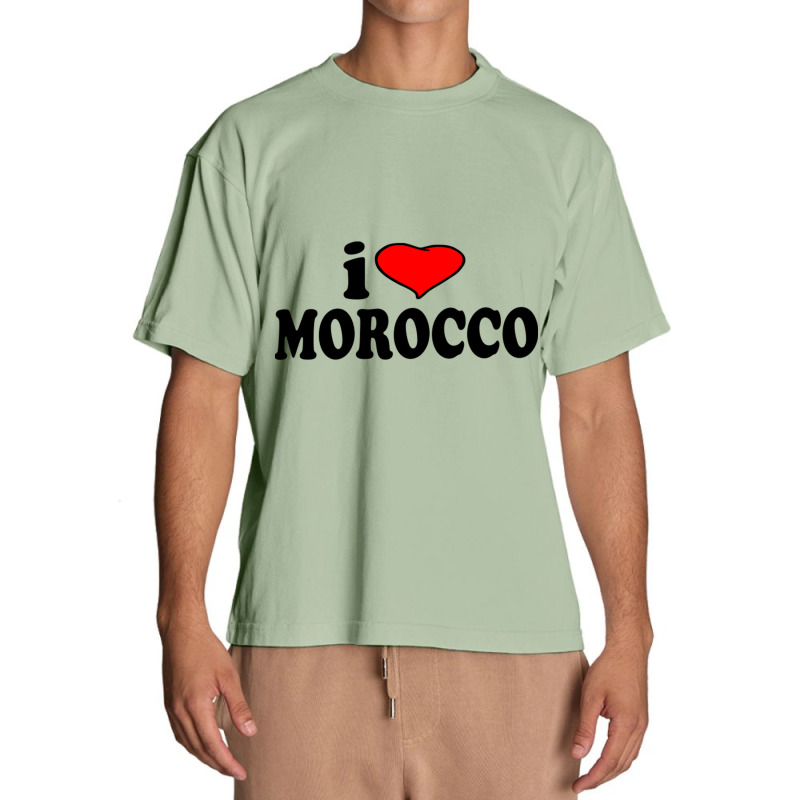 Morocco I Love Morocco Urban Heavy T-shirt by cm-arts | Artistshot