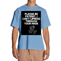 I Can’t Lipread Through Your Mask Hearing Impaired Deaf Urban Heavy T-shirt | Artistshot