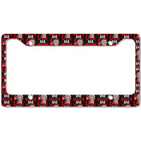 Mens Fireman Dad Father Fathers Day Firefighter License Plate Frame | Artistshot