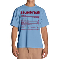 Sauerkraut Nutrition Fact Funny Thanksgiving Christmas T Shirt Urban Heavy T-shirt | Artistshot