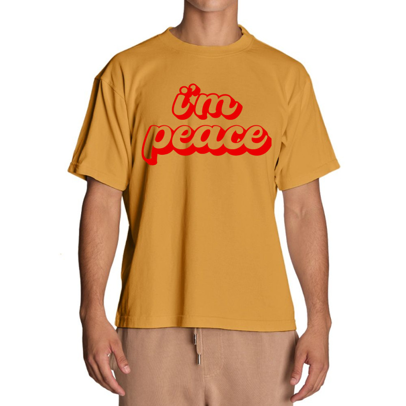 I Come In Peace  I'm Peace Urban Heavy T-shirt | Artistshot