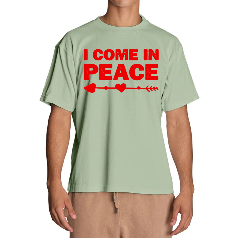 I Come In Peace Urban Heavy T-shirt | Artistshot