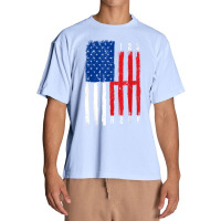 Gears Shift American Flag Muscle Car 6 Vintage Mechanic T Shirt Urban Heavy T-shirt | Artistshot