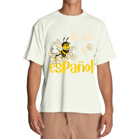 Dimelo En Espanol Cute Bee Spanish Teacher Maestra Bilingue T Shirt Urban Heavy T-shirt | Artistshot