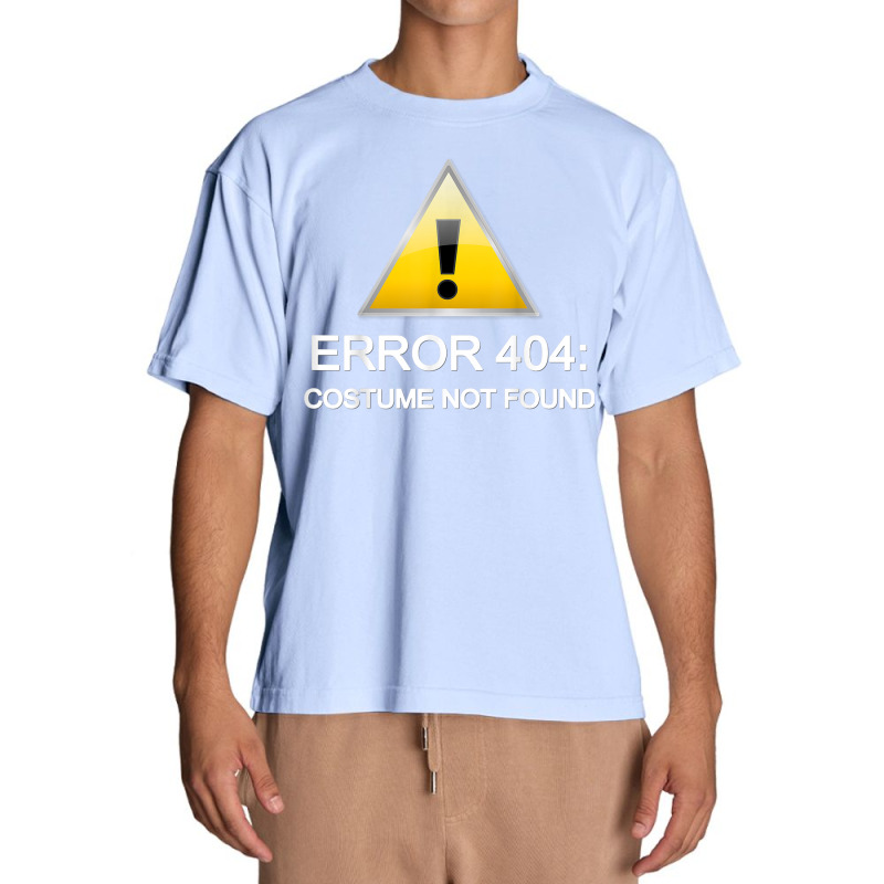 Error 404 Costume Not Found Halloween Urban Heavy T-shirt | Artistshot