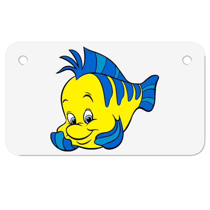 Flounder Motorcycle License Plate | Artistshot