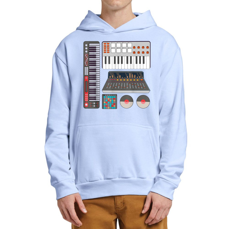 Music Producer Composer Record Electronic Music Synthesizer Urban Pullover Hoodie | Artistshot