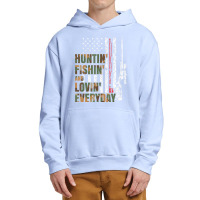 Hunting Fishing Loving Everyday American Deer Hunter Patriot Urban Pullover Hoodie | Artistshot