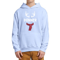 Donner Reindeer Christmas Matching Pjs Group Costume Gift Pullover Urban Pullover Hoodie | Artistshot