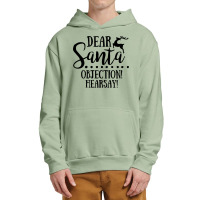 Dear Santa Objection Hearsay Funny Family Christmas Crew Pullover Hood Urban Pullover Hoodie | Artistshot