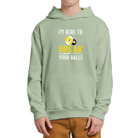 Funny Pool Billiards I'm Here To Break Your Balls Gift Urban Pullover Hoodie | Artistshot