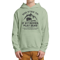 Bear Attack Tip Camping Hiking Travel Adventure Vintage T Shirt Urban Pullover Hoodie | Artistshot