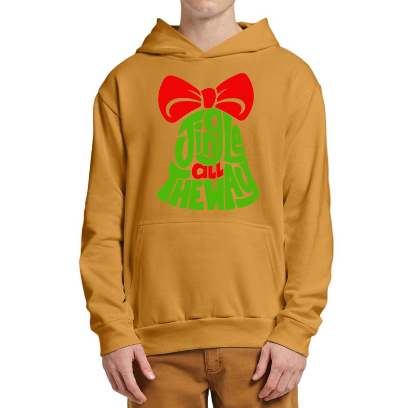 Jingle All The Way Bell Merry Christmas Jingle Bell Pullover Hoodie Urban Pullover Hoodie | Artistshot