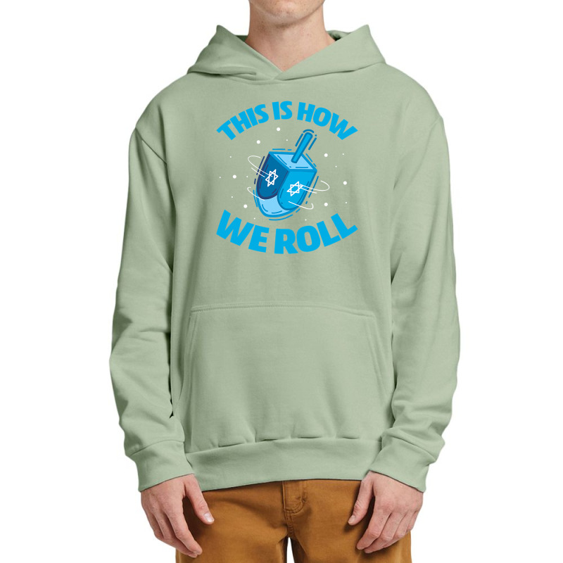 Hanukkah Jewish Funny Dreidel Urban Pullover Hoodie | Artistshot