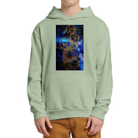 Time Lord Writing (blue) Urban Pullover Hoodie | Artistshot